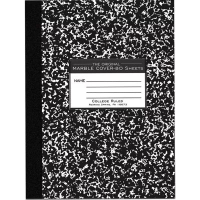 COMP BK 80SH 10x8 FLEX CM BLCK - New (SKU: 53250)