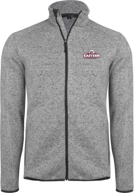 Eastern Heather Sweater Fleece Jacket Official Logo - ONLINE ONLY