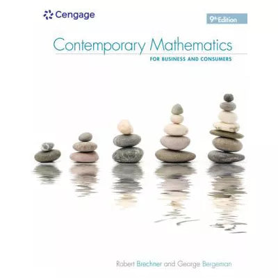 Contemporary Mathematics Business &amp; Consumers (WebAssign Access Card)