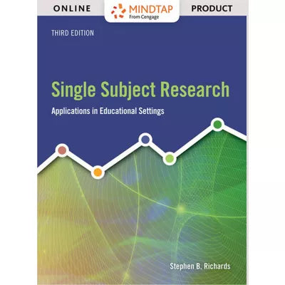 MindTap Education, 1 term (6 months) Instant Access for Richards' Single Subject Research: Applications in Educational Settings